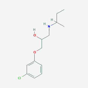 molecular formula C13H20ClNO2 B2766032 (Butan-2-YL)[3-(3-chlorophenoxy)-2-hydroxypropyl]amine CAS No. 1179633-55-6