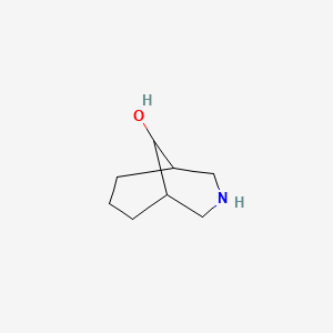 molecular formula C8H15NO B2766115 3-Azabicyclo[3.3.1]nonan-9-ol CAS No. 90483-13-9
