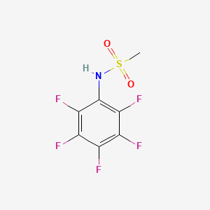 molecular formula C7H4F5NO2S B2766117 N-(2,3,4,5,6-pentafluorophenyl)methanesulfonamide CAS No. 300561-16-4