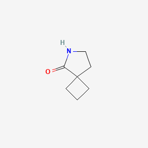 molecular formula C7H11NO B2766190 6-Azaspiro[3.4]octan-5-one CAS No. 1193-30-2; 1296224-08-2