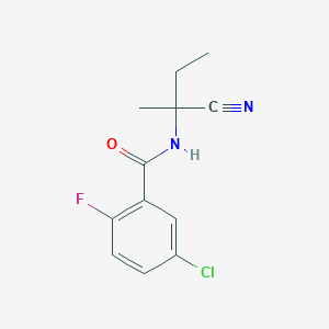 5-chloro-N-(1-cyano-1-methylpropyl)-2-fluorobenzamide