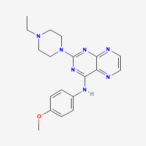 [2-(4-Ethylpiperazinyl)pteridin-4-yl](4-methoxyphenyl)amine