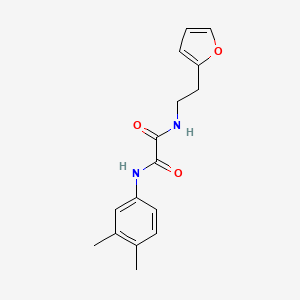N'-(3,4-dimethylphenyl)-N-[2-(furan-2-yl)ethyl]oxamide