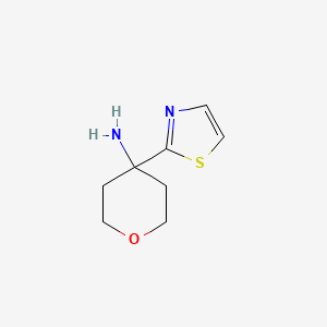 4-(1,3-Thiazol-2-yl)oxan-4-amine