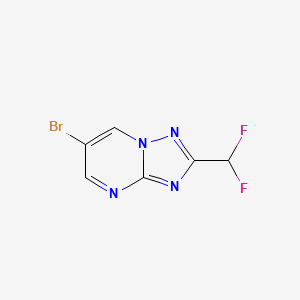 6-Bromo-2-(difluoromethyl)-[1,2,4]triazolo[1,5-a]pyrimidine