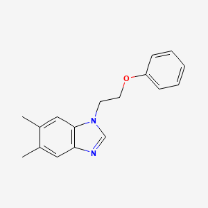 5,6-Dimethyl-1-(2-phenoxy-ethyl)-1H-benzoimidazole