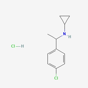 N-[1-(4-chlorophenyl)ethyl]cyclopropanamine hydrochloride