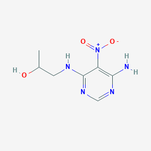 1-((6-Amino-5-nitropyrimidin-4-yl)amino)propan-2-ol