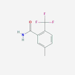 molecular formula C9H8F3NO B2766333 5-Methyl-2-(trifluoromethyl)benzamide CAS No. 886502-71-2