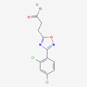 3-[3-(2,4-Dichlorophenyl)-1,2,4-oxadiazol-5-yl]propanoic acid