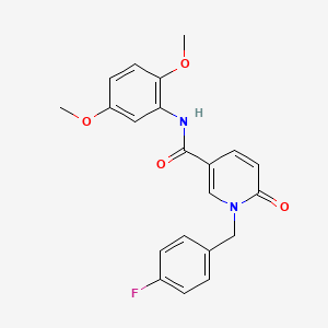 N-(2,5-dimethoxyphenyl)-1-(4-fluorobenzyl)-6-oxo-1,6-dihydropyridine-3-carboxamide