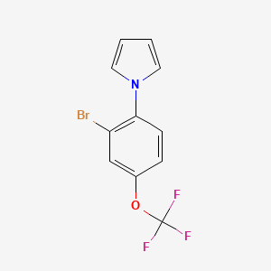 1-[2-bromo-4-(trifluoromethoxy)phenyl]-1H-pyrrole