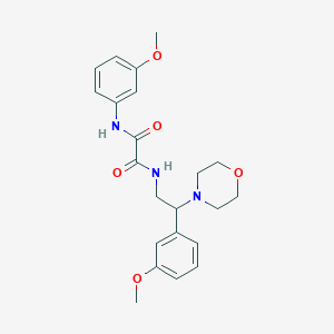 N1-(3-methoxyphenyl)-N2-(2-(3-methoxyphenyl)-2-morpholinoethyl)oxalamide