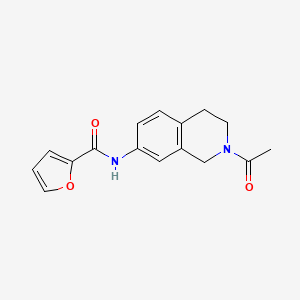 N-(2-acetyl-1,2,3,4-tetrahydroisoquinolin-7-yl)furan-2-carboxamide