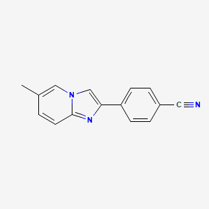 4-(6-Methylimidazo[1,2-a]pyridin-2-yl)benzonitrile