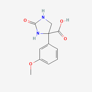 4-(3-Methoxyphenyl)-2-oxoimidazolidine-4-carboxylic acid
