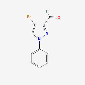 4-Bromo-1-phenylpyrazole-3-carbaldehyde