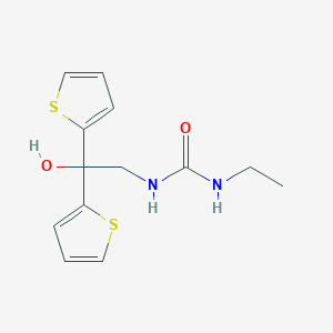 1-Ethyl-3-(2-hydroxy-2,2-di(thiophen-2-yl)ethyl)urea