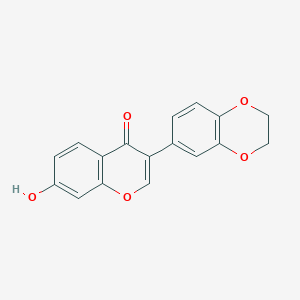 3-(2,3-dihydro-1,4-benzodioxin-6-yl)-7-hydroxy-4H-chromen-4-one