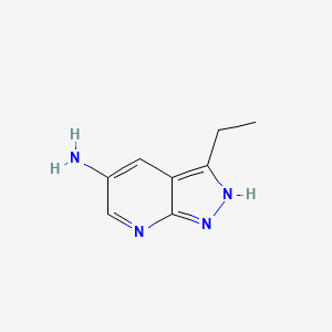 3-Ethyl-1h-pyrazolo[3,4-b]pyridin-5-amine