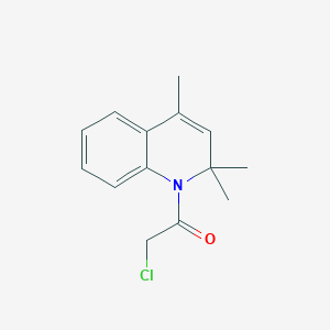 2-Chloro-1-(2,2,4-trimethyl-2H-quinolin-1-yl)-ethanone