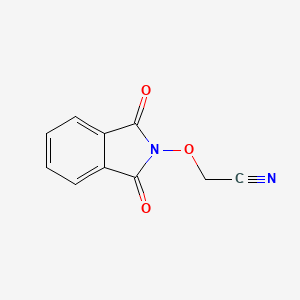 molecular formula C10H6N2O3 B2766464 2-[(1,3-dioxo-2,3-dihydro-1H-isoindol-2-yl)oxy]acetonitrile CAS No. 75372-44-0