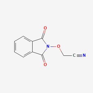 molecular formula C10H6N2O3 B2766464 2-[(1,3-dioxo-1,3-dihydro-2H-isoindol-2-yl)oxy]acetonitrile CAS No. 75372-44-0