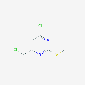 4-Chloro-6-(chloromethyl)-2-(methylsulfanyl)pyrimidine
