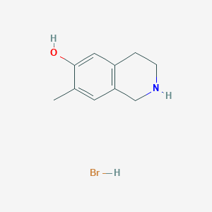 7-Methyl-1,2,3,4-tetrahydroisoquinolin-6-ol hydrobromide