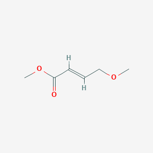 molecular formula C6H10O3 B2766495 4-Methoxybut-2-enoic acid methyl ester CAS No. 13168-99-5; 59424-95-2
