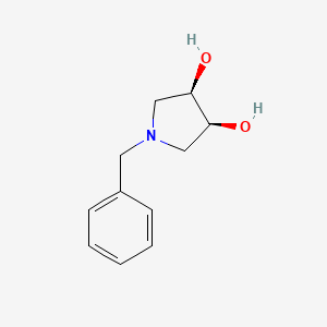 molecular formula C11H15NO2 B2766500 (3R,4S)-1-benzylpyrrolidine-3,4-diol CAS No. 76783-60-3; 76784-33-3