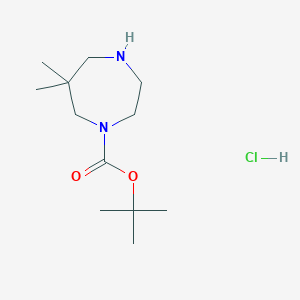 tert-Butyl 6,6-dimethyl-1,4-diazepane-1-carboxylate hydrochloride