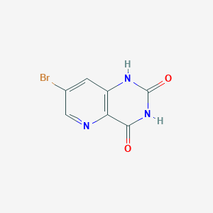 molecular formula C7H4BrN3O2 B2766506 7-Bromopyrido[3,2-d]pyrimidine-2,4-diol CAS No. 1215074-37-5