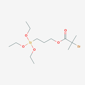 molecular formula C13H27BrO5Si B2766508 2-Bromoisobutyric acid 3-(triethoxysilyl)propyl ester CAS No. 880339-31-1