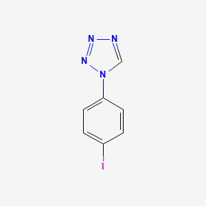 molecular formula C7H5IN4 B2766619 1-(4-Iodophenyl)tetrazole CAS No. 249291-82-5