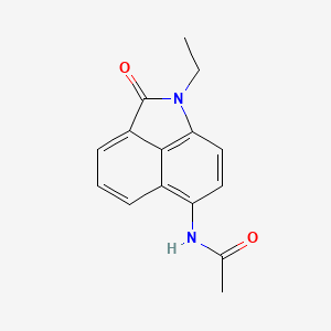 molecular formula C15H14N2O2 B2766621 N-(1-ethyl-2-oxo-1,2-dihydrobenzo[cd]indol-6-yl)acetamide CAS No. 298216-54-3