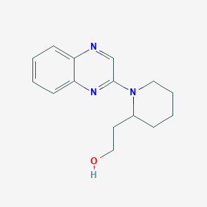 2-(1-(Quinoxalin-2-yl)piperidin-2-yl)ethan-1-ol