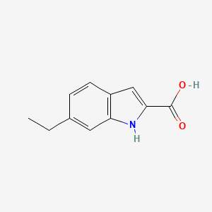 molecular formula C11H11NO2 B2766655 6-ethyl-1H-indole-2-carboxylic Acid CAS No. 383132-71-6
