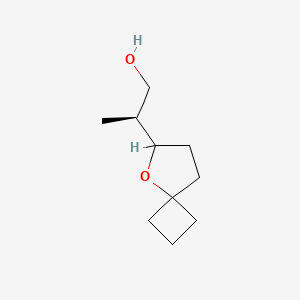 (2S)-2-(5-Oxaspiro[3.4]octan-6-yl)propan-1-ol