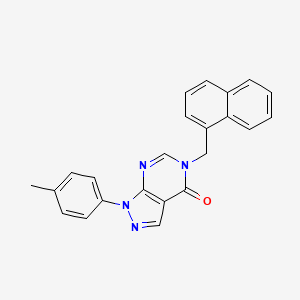 1-(4-Methylphenyl)-5-(naphthalen-1-ylmethyl)pyrazolo[3,4-d]pyrimidin-4-one
