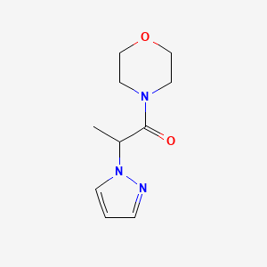 1-morpholino-2-(1H-pyrazol-1-yl)propan-1-one