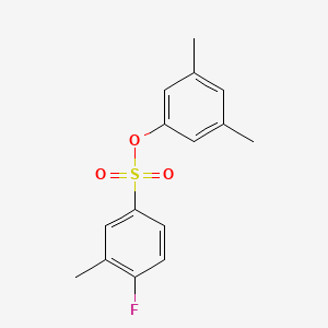 3,5-Dimethylphenyl 4-fluoro-3-methylbenzenesulfonate