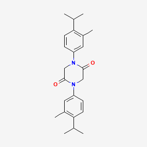 1,4-Bis(4-isopropyl-3-methylphenyl)tetrahydro-2,5-pyrazinedione