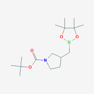 Tert-butyl 3-((4,4,5,5-tetramethyl-1,3,2-dioxaborolan-2-yl)methyl)pyrrolidine-1-carboxylate