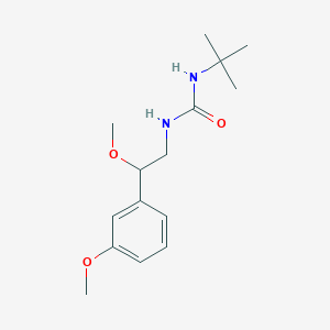 B2766749 1-(Tert-butyl)-3-(2-methoxy-2-(3-methoxyphenyl)ethyl)urea CAS No. 1797899-94-5
