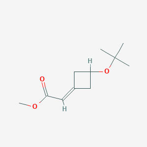 Methyl 2-[3-(tert-butoxy)cyclobutylidene]acetate