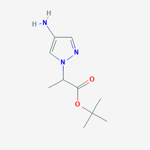 Tert-butyl 2-(4-aminopyrazol-1-yl)propanoate