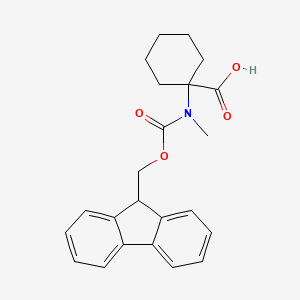 1-({[(9H-fluoren-9-yl)methoxy]carbonyl}(methyl)amino)cyclohexane-1-carboxylic acid