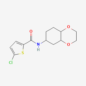 5-chloro-N-(octahydrobenzo[b][1,4]dioxin-6-yl)thiophene-2-carboxamide