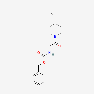Benzyl N-[2-(4-cyclobutylidenepiperidin-1-yl)-2-oxoethyl]carbamate